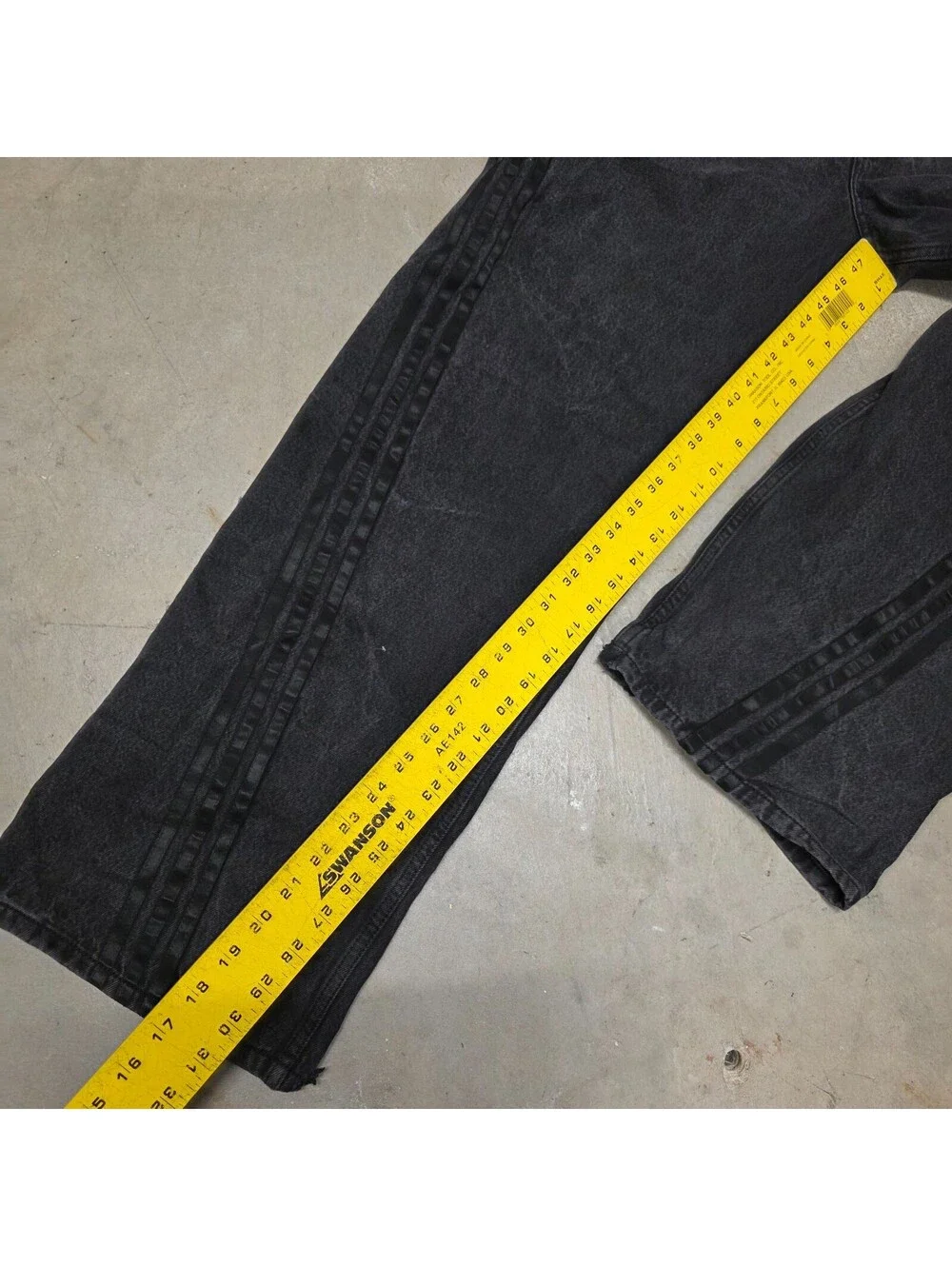 Adidas Adilenium Season 3 Loose Fit Denim Pants Jeans 31 x 31 Black Washed 3 str